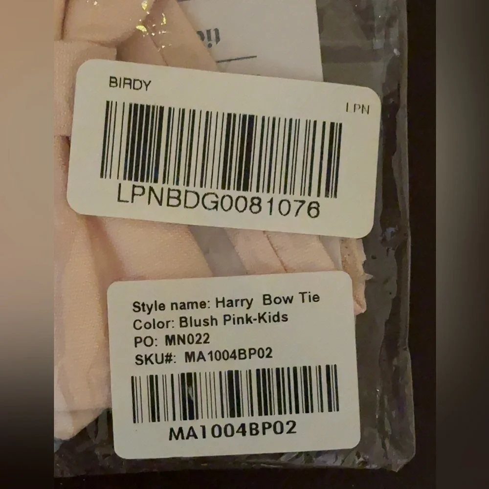 NWT Birdy Grey Suits Kids/Boys/Children’s “BLUSH PINK” HARRY KIDS BOW TIE